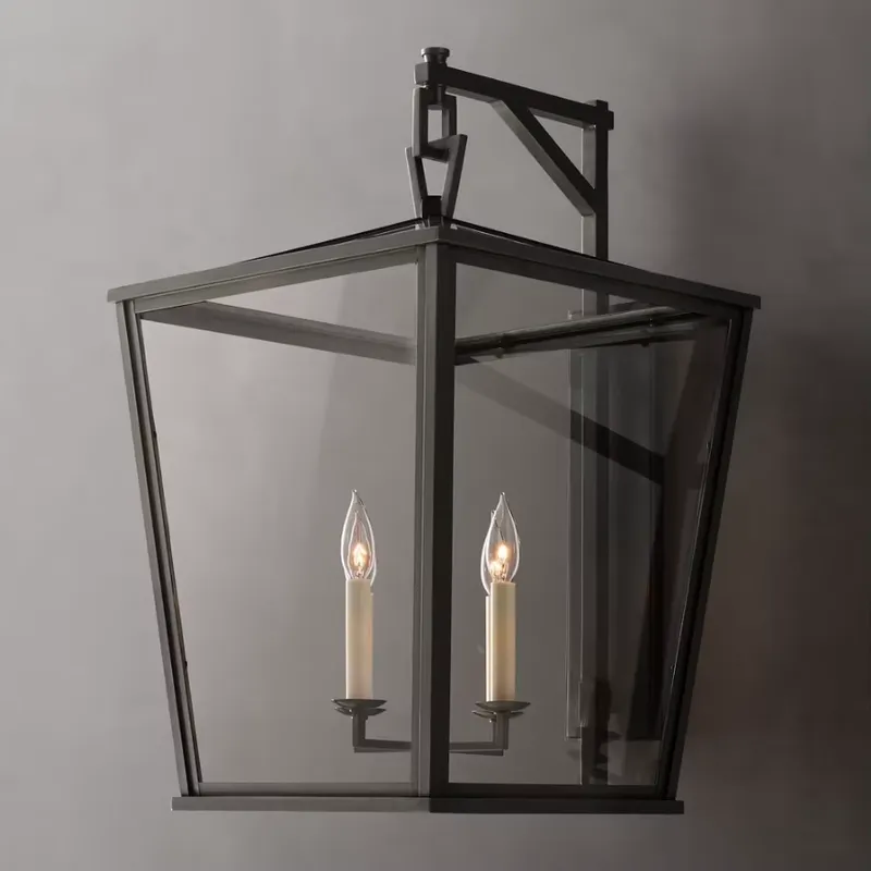 Wall Lighting Outdoor - Yihaoカスタム大型背の高いブラケット付きウォールランタン、屋内外兼用ウォールライト、寝室用パーソナライズホームウォールランプ