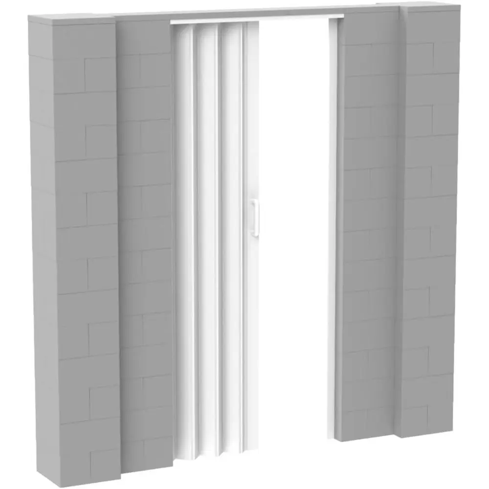 Wall Lighting Outdoor - 7フィート x 7フィート モジュール式壁キット 折りたたみドア付き |