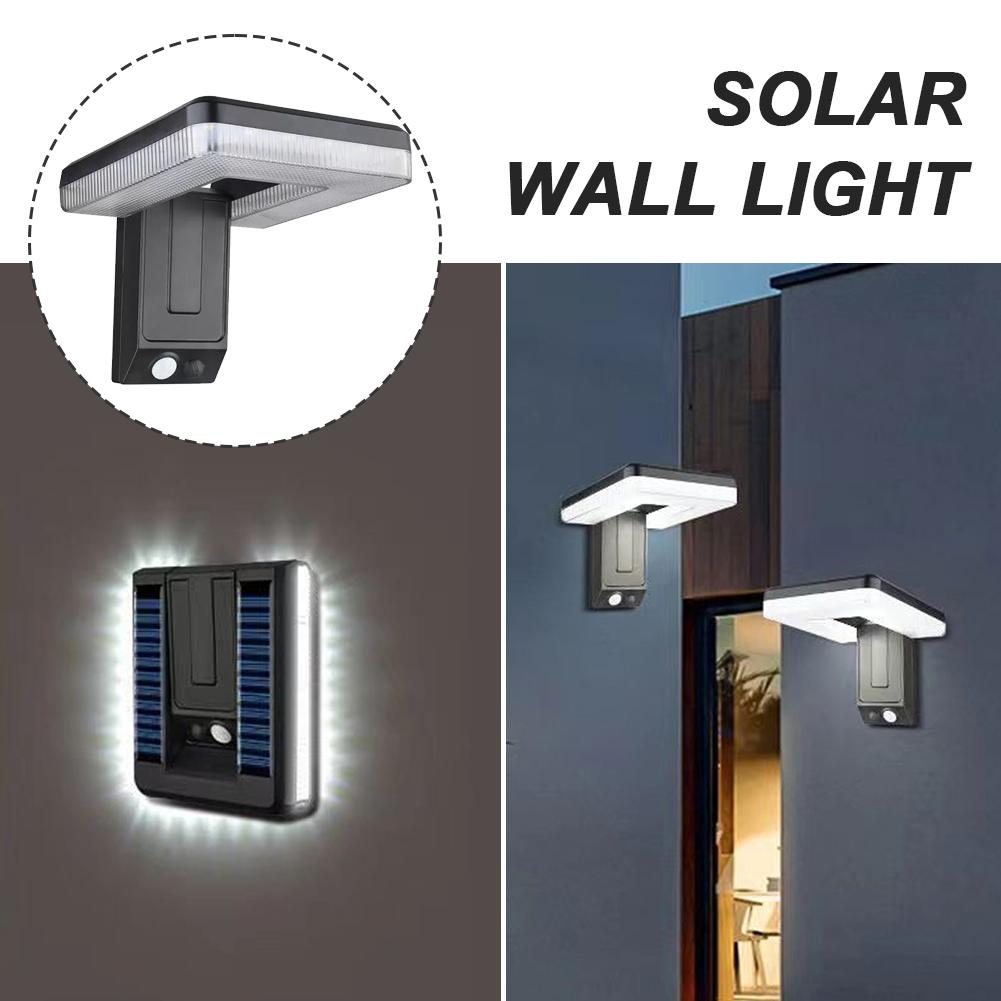 Wall Lighting Outdoor - 折りたたみ式LED 120 ° ソーラーライト 3 モード街路灯庭の装飾屋外壁ランプモーションセンサーソーラー防水スポットライトランプ