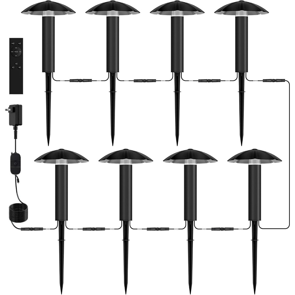 8個入り低電圧景観照明キット：3Wメタル製通路照明、簡単設置 - Outdoor Lighting Low Voltage のレビューと価格