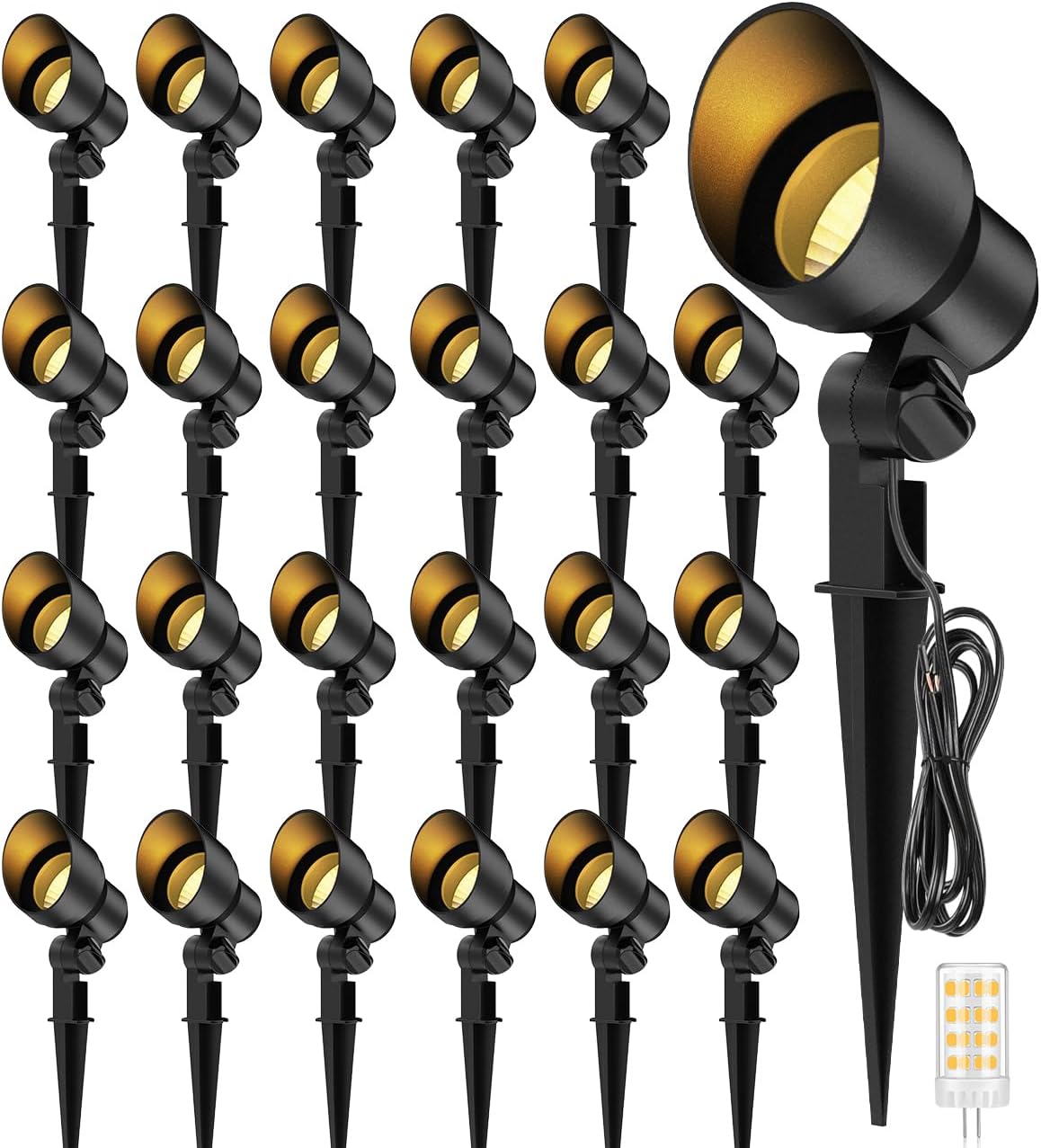低電圧景観照明スポットライト、12V LED屋外スポットライ - Outdoor Lighting Low Voltage のレビューと価格