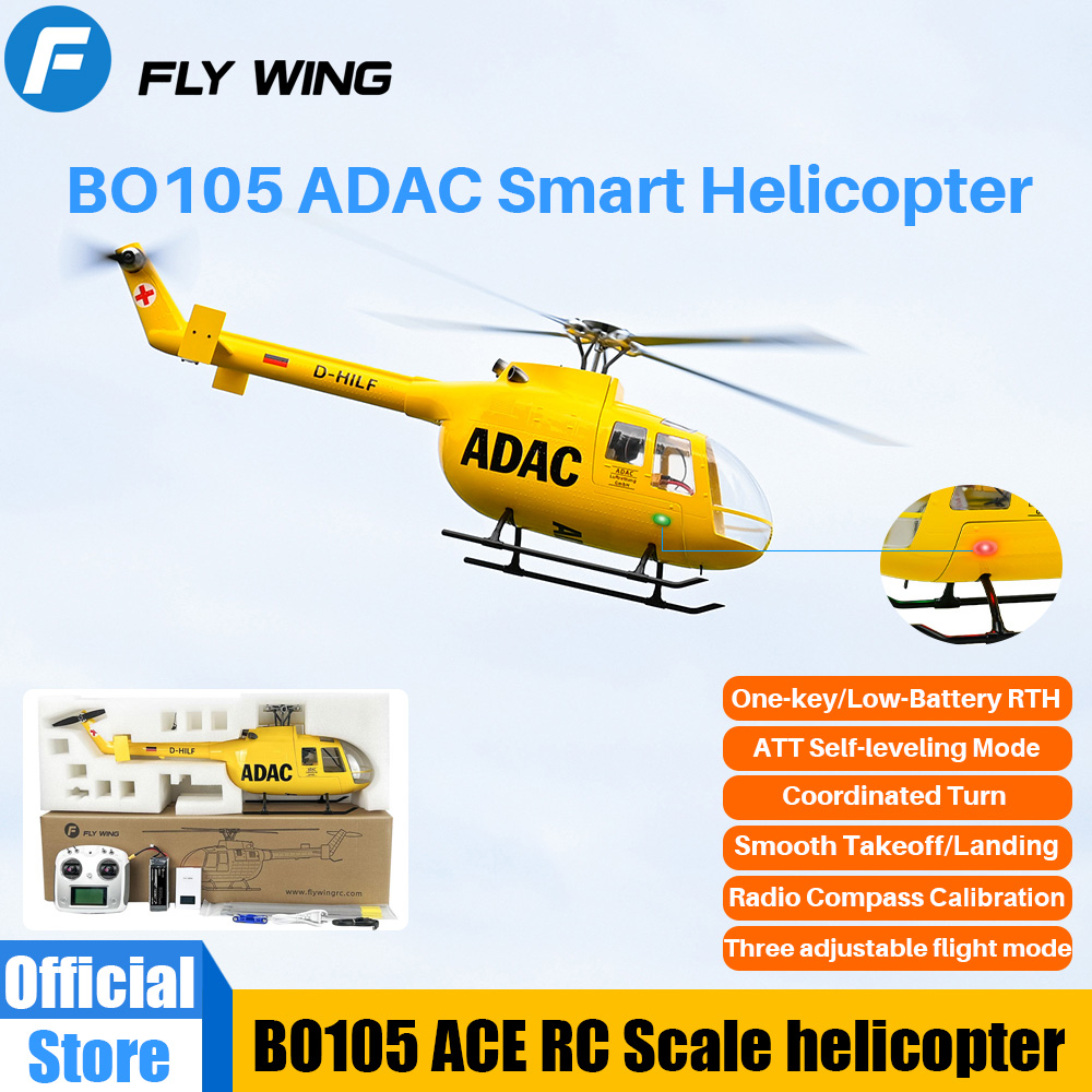 FLY WING BO105 スケールヘリコプター LEDラ - Outdoor Lighting Options のレビューと価格