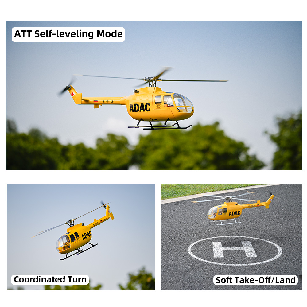 FLY WING BO105 スケールヘリコプター LEDラ - Outdoor Lighting Options のレビューと価格
