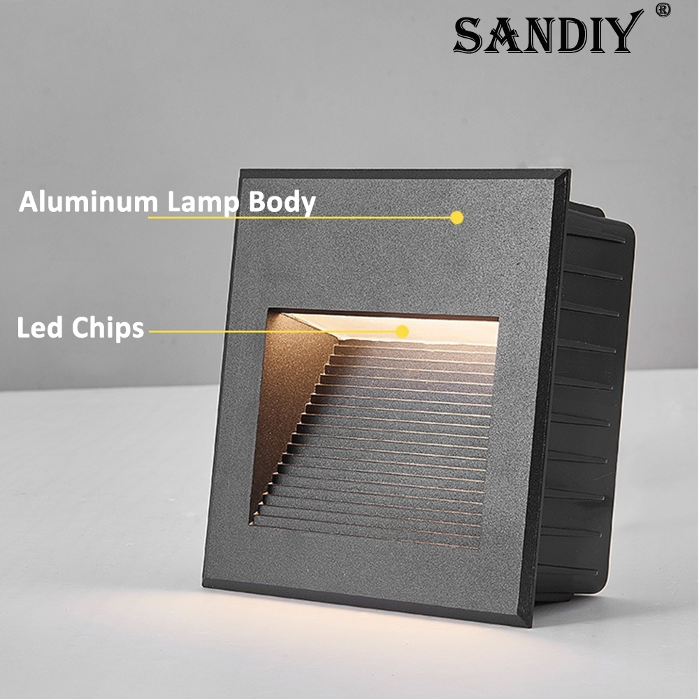 SANDIY 埋め込み式屋外壁取り付け照明器具 低電圧 スク - Outdoor Lighting Low Voltage のレビューと価格