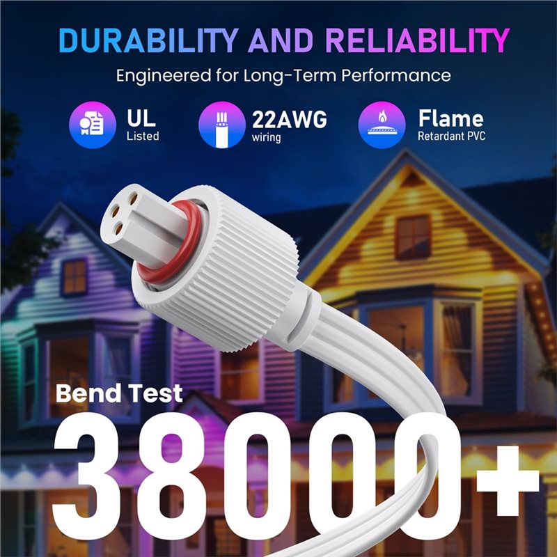 A93Z Y スプリッター防水 22AWG 純銅線 13FT - Outdoor Lighting Govee のレビューと価格