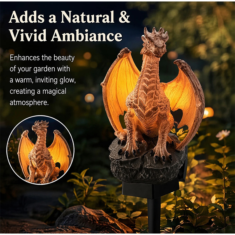 ドラゴンレガシーゴールデンエンバーエディションソーラーガーデ - Outdoor Lighting Manufacturers のレビューと価格