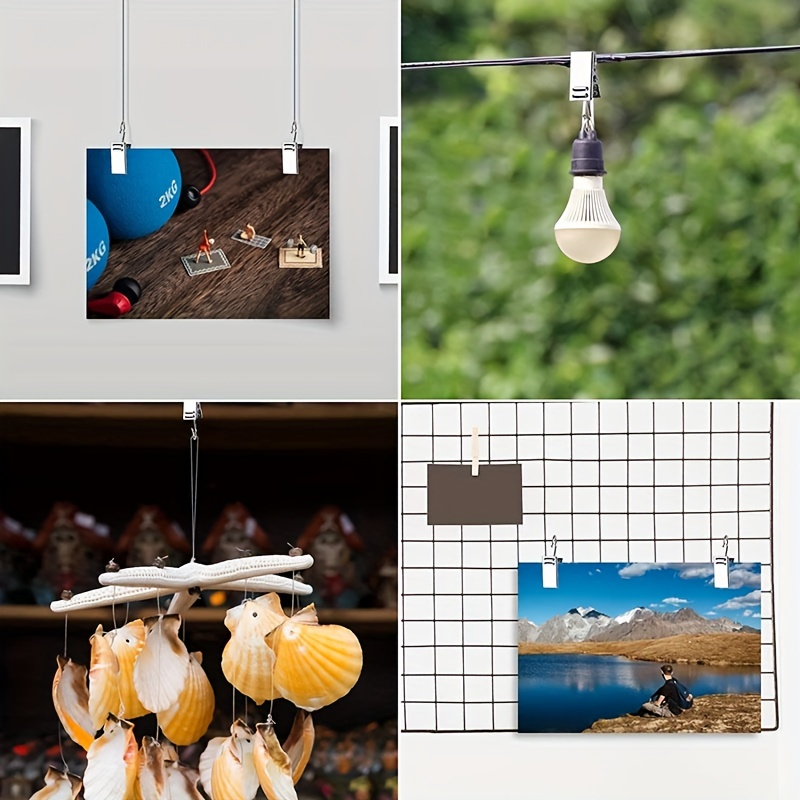 30個の金属製ストリングライトクリップ - 屋内/屋外のクリ - Outdoor Lighting Manufacturers のレビューと価格