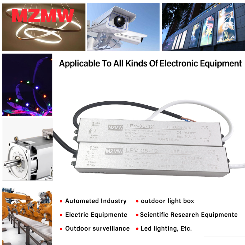 MZMW IP67 防水スイッチング電源 25 ワット-40 - Outdoor Lighting Transformer Box のレビューと価格