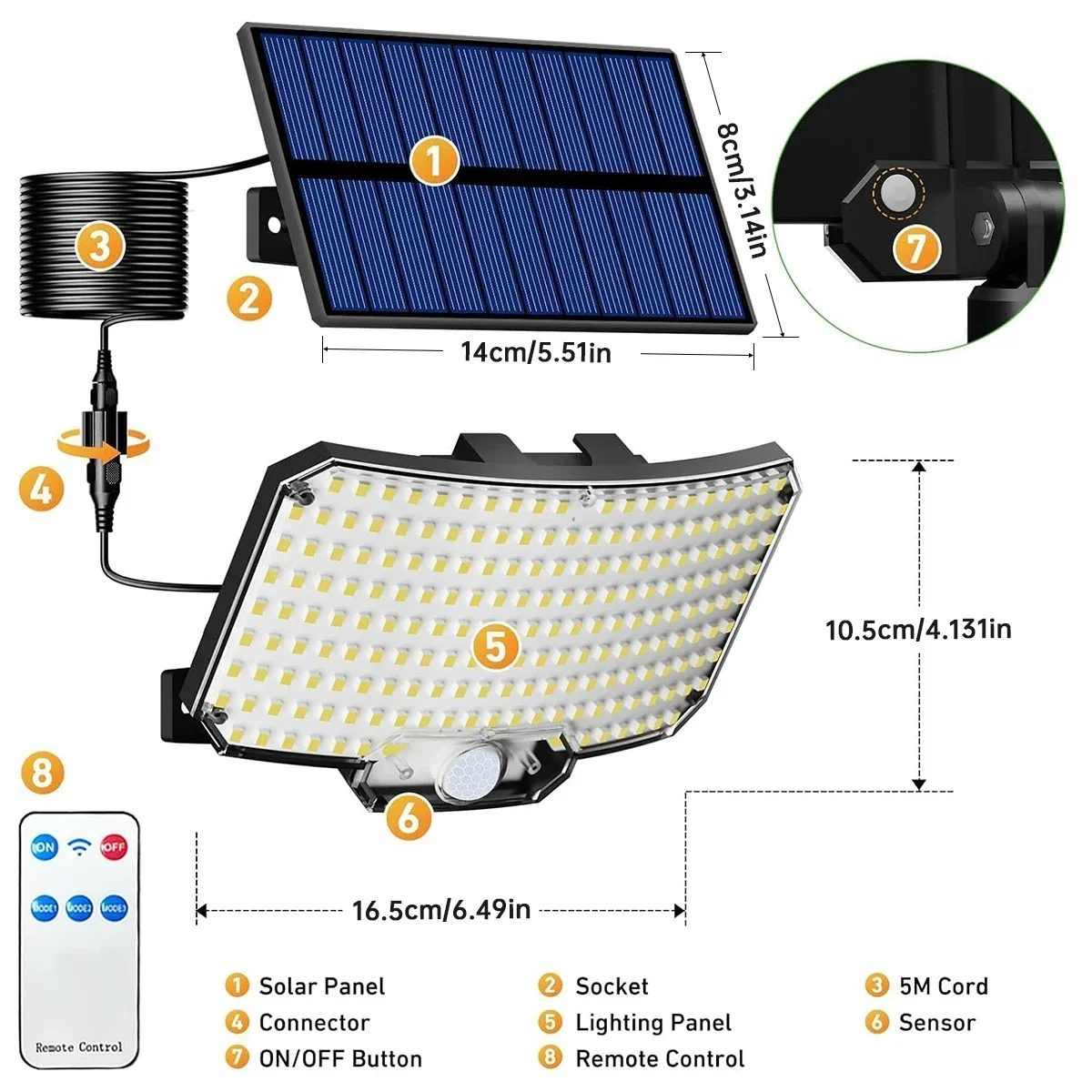 234LED ソーラー屋外ライト モーションセンサー 超高輝 - Wall Lighting Outdoor のレビューと価格