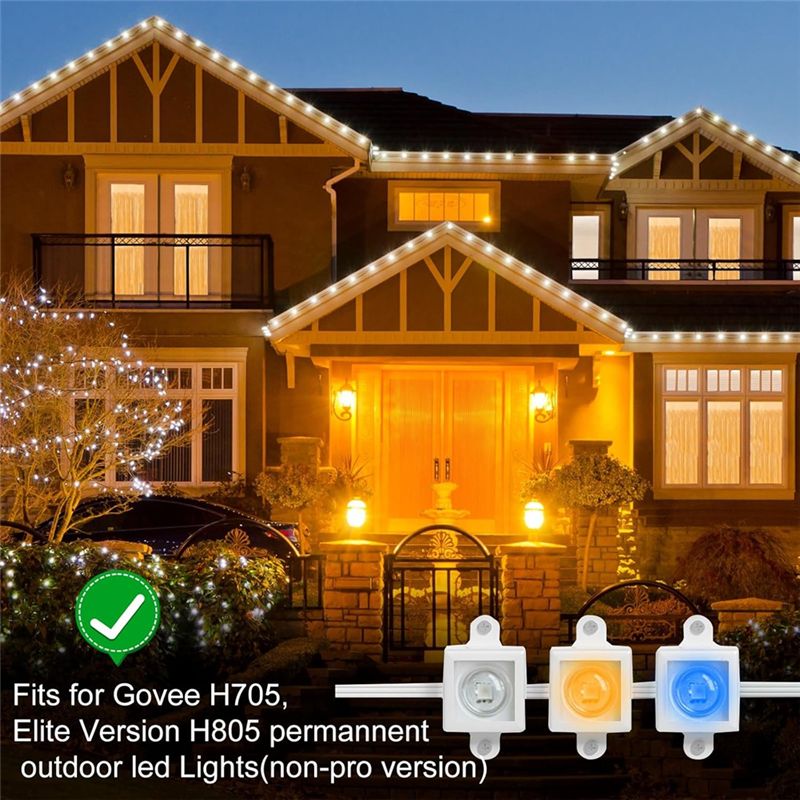 A74E-セキュアマウントブラケット（90本のネジ付き）-  - Outdoor Lighting Govee のレビューと価格