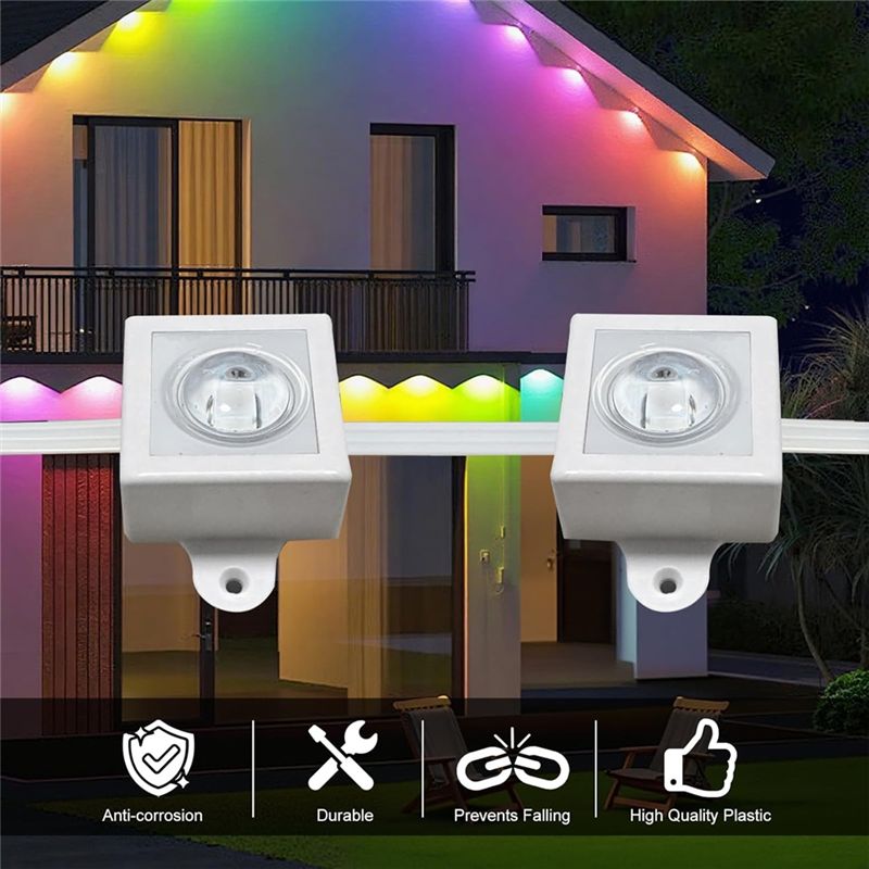 A74E-セキュアマウントブラケット（90本のネジ付き）-  - Outdoor Lighting Govee のレビューと価格