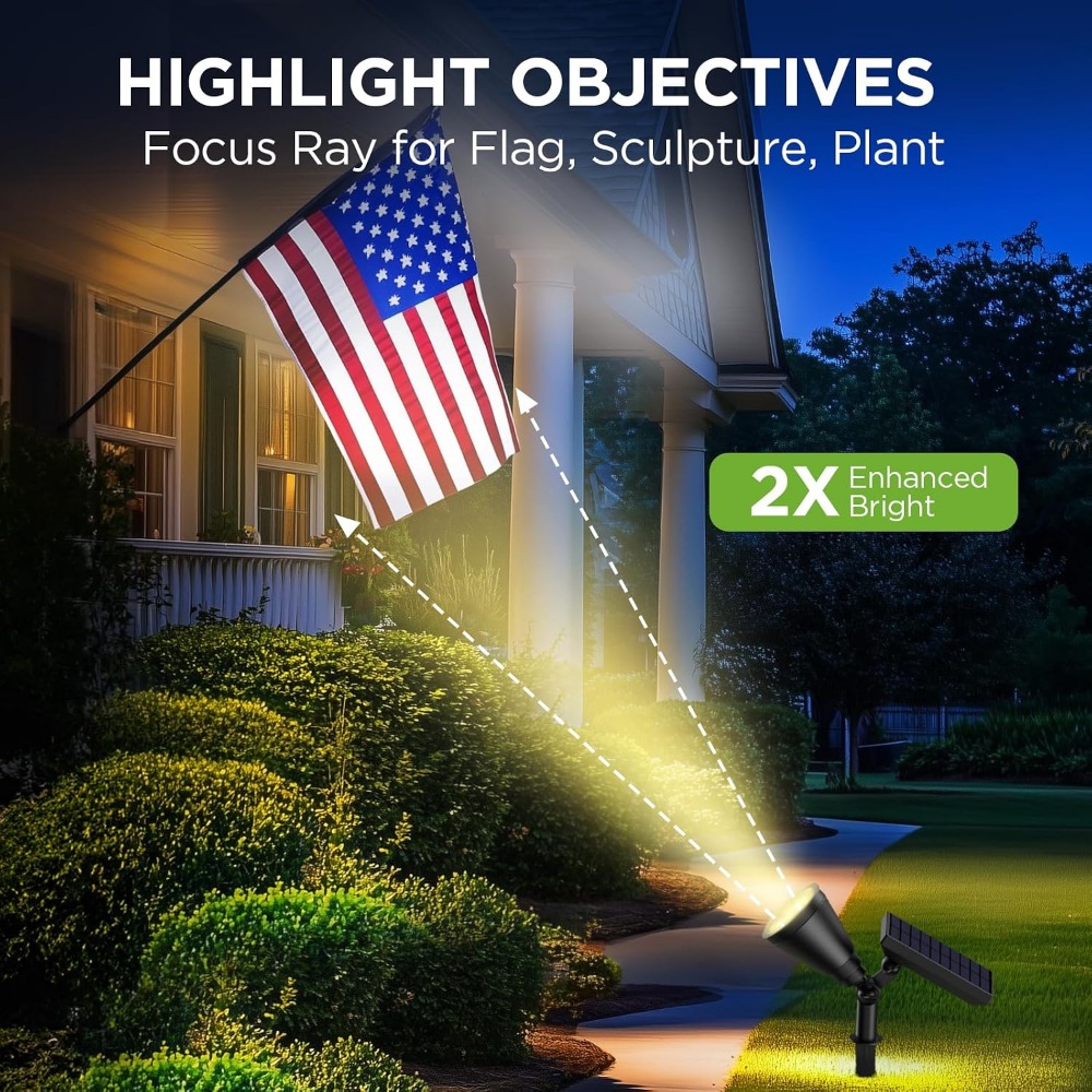ソーラーライト屋外用、ウォームホワイト、防水、自動オン/オフ - Outdoor Lighting Options のレビューと価格