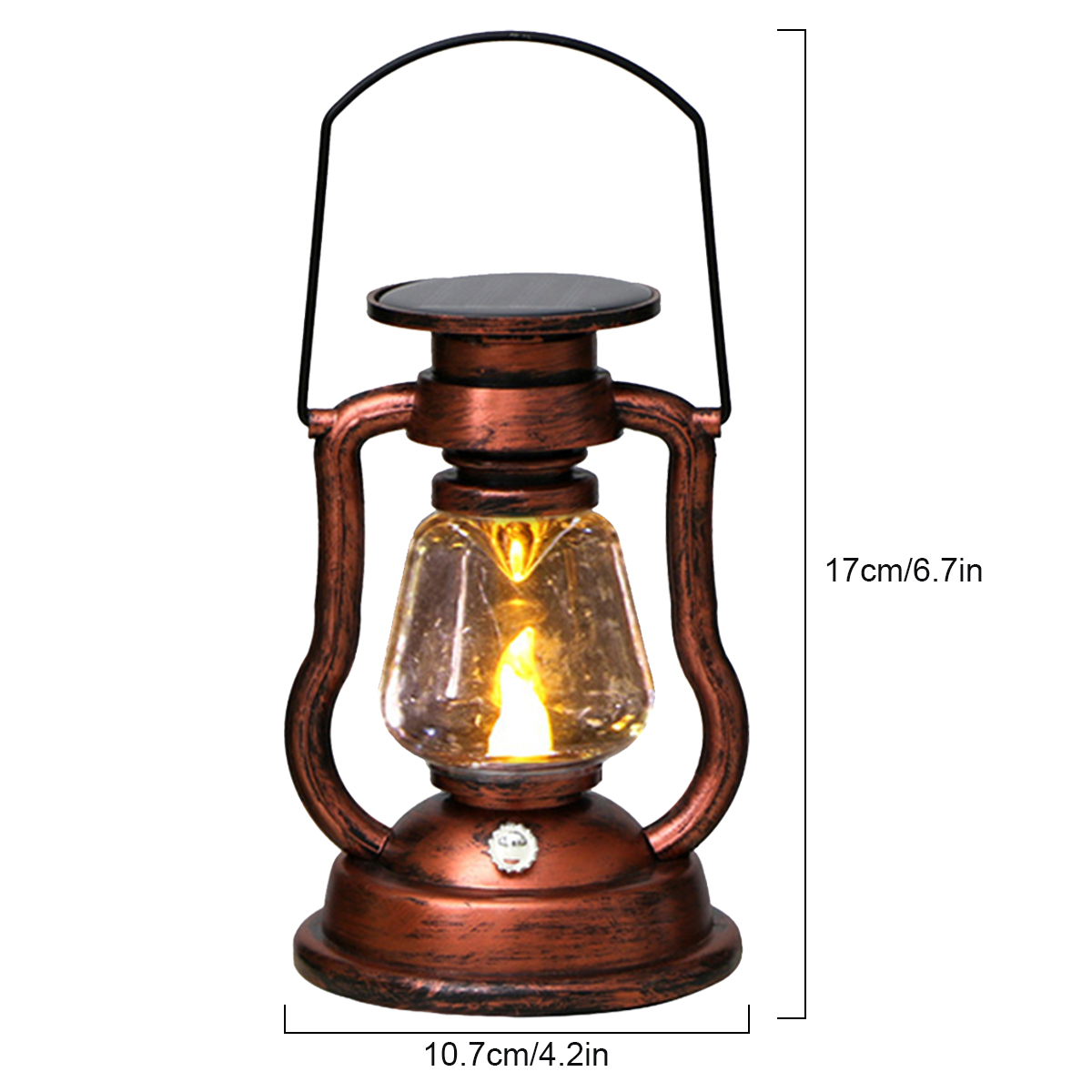 雰囲気ライトレトロ LED ソーラーライトオイルランプちらつ - Outdoor Lighting Manufacturers のレビューと価格