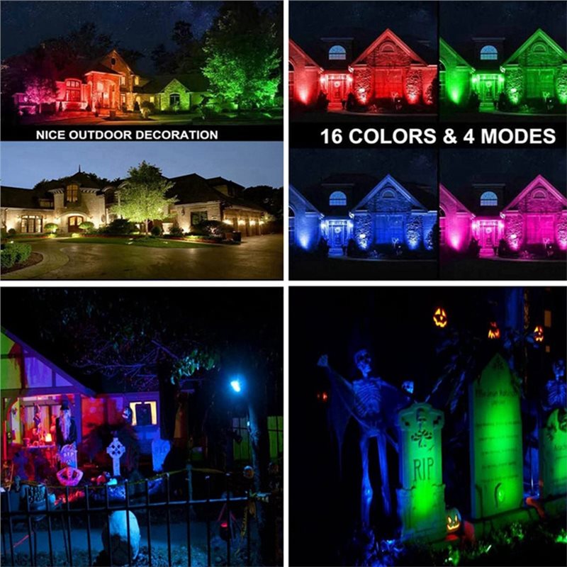 A01F-屋外用12V RGBW埋め込み式ライト3WカラーL - Outdoor Lighting Low Voltage のレビューと価格