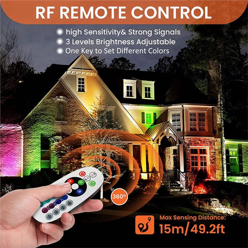 A01F-屋外用12V RGBW埋め込み式ライト3WカラーL - Outdoor Lighting Low Voltage のレビューと価格