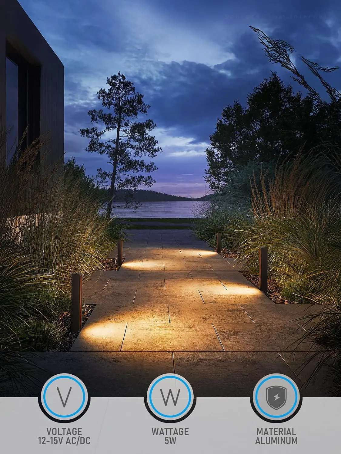 8個セット 5CCT 低電圧景観照明、12-24V、ETL、 - Outdoor Lighting Low Voltage のレビューと価格