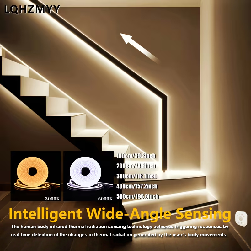 1-5m LEDモーションセンサーライトストリップ、人感セン - Outdoor Lighting Options のレビューと価格