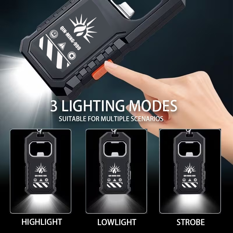 2 個ポータブル LED COB キーホルダー懐中電灯 US - Outdoor Lighting Lanterns のレビューと価格