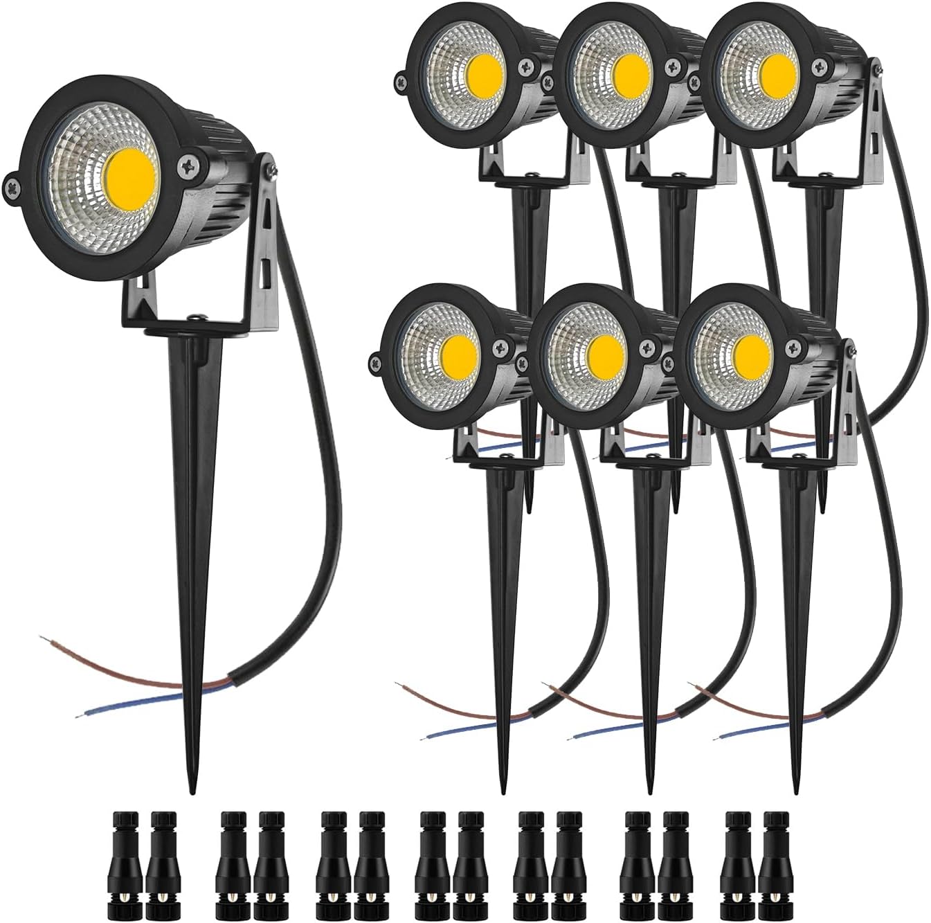 10 パック LED ランドスケープライト 3W 6W 12 - Outdoor Lighting Low Voltage のレビューと価格