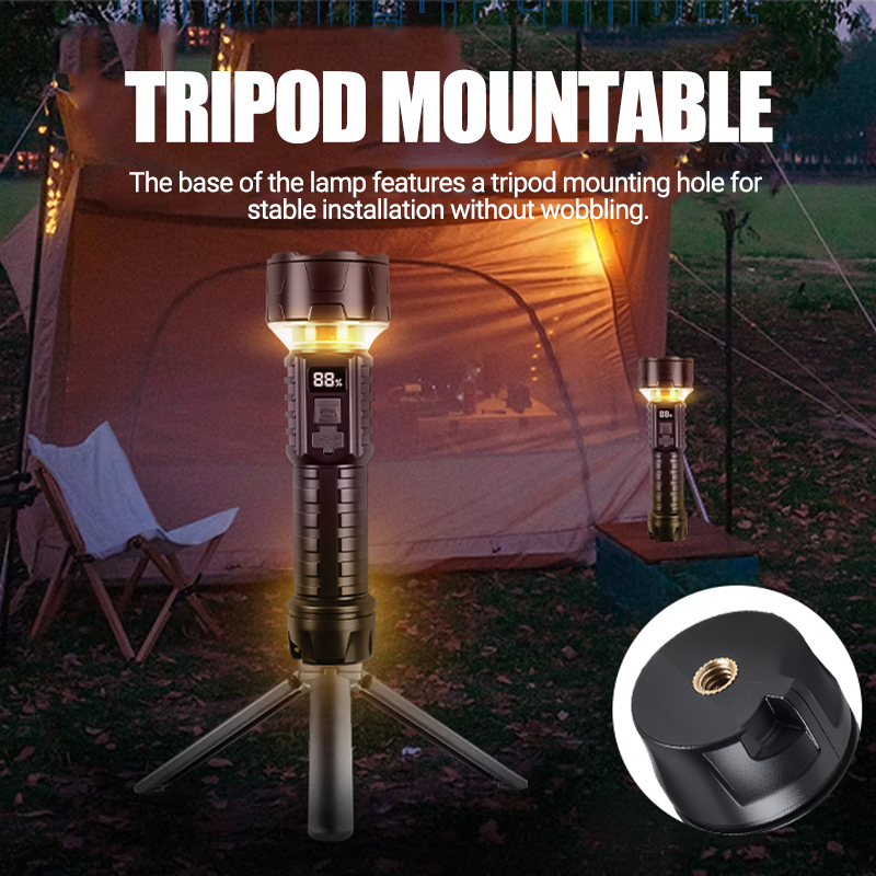 COB LED 懐中電灯充電式ランタン 7 コアキャンプトー - Outdoor Lighting Lanterns のレビューと価格