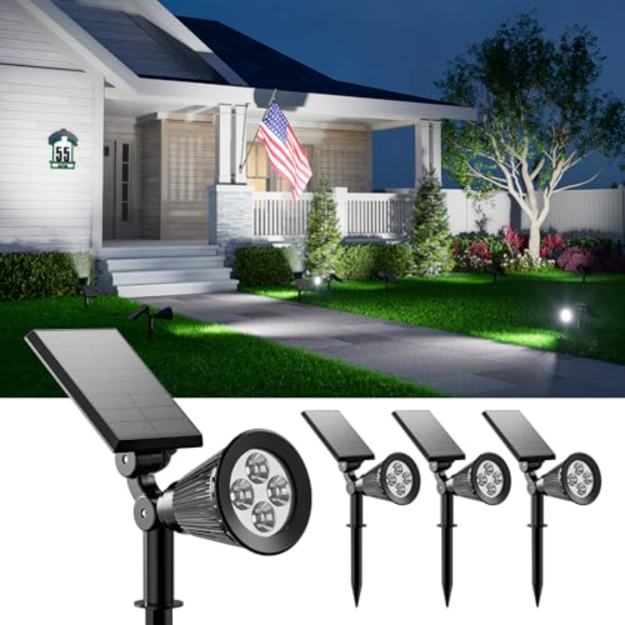 ソーラースポットライト 屋外防水ライト 木、彫像、花、植木鉢 - Wall Lighting Outdoor のレビューと価格
