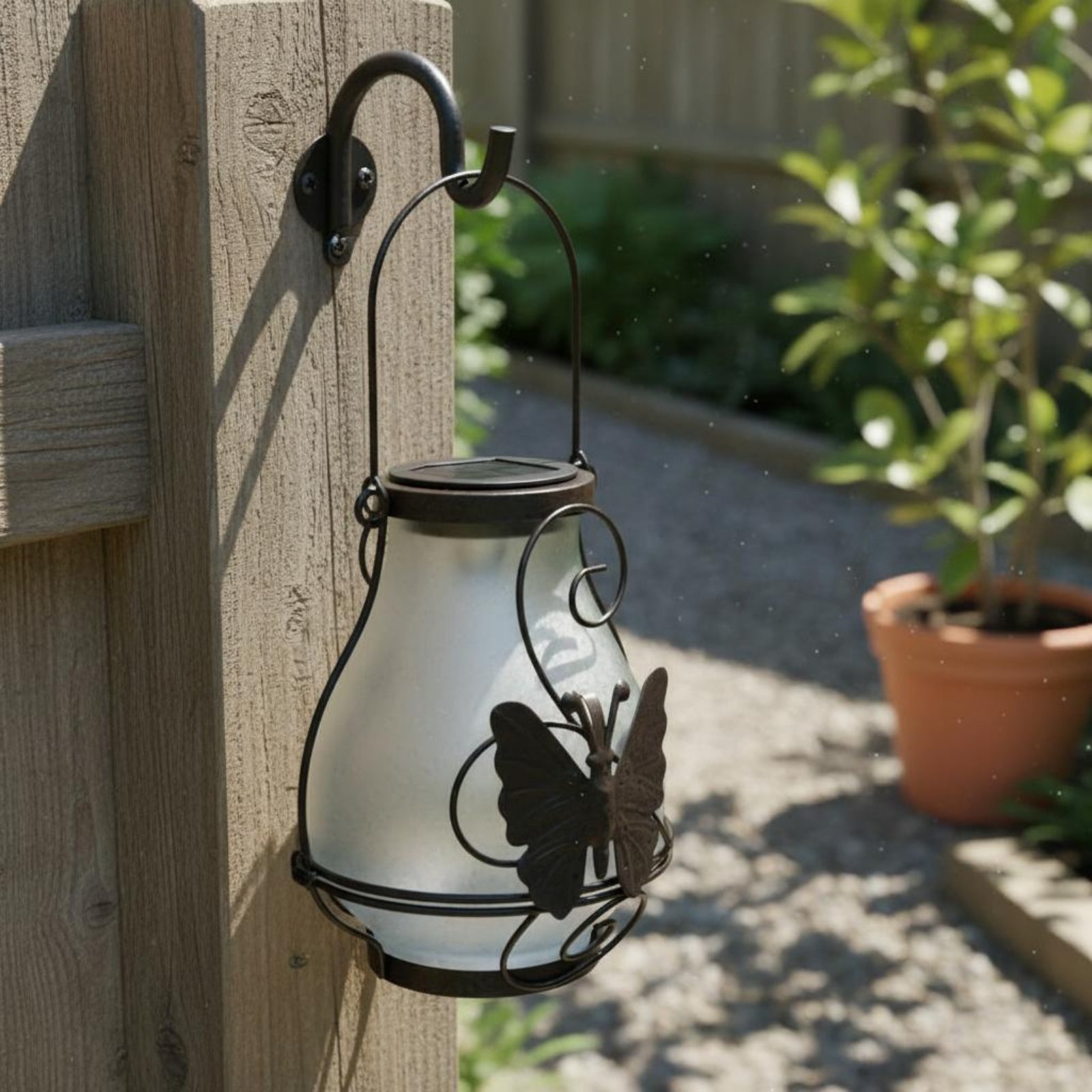 ソーラーバタフライランタン 防水バタフライソーラーランタン  - Wall Lighting Outdoor のレビューと価格