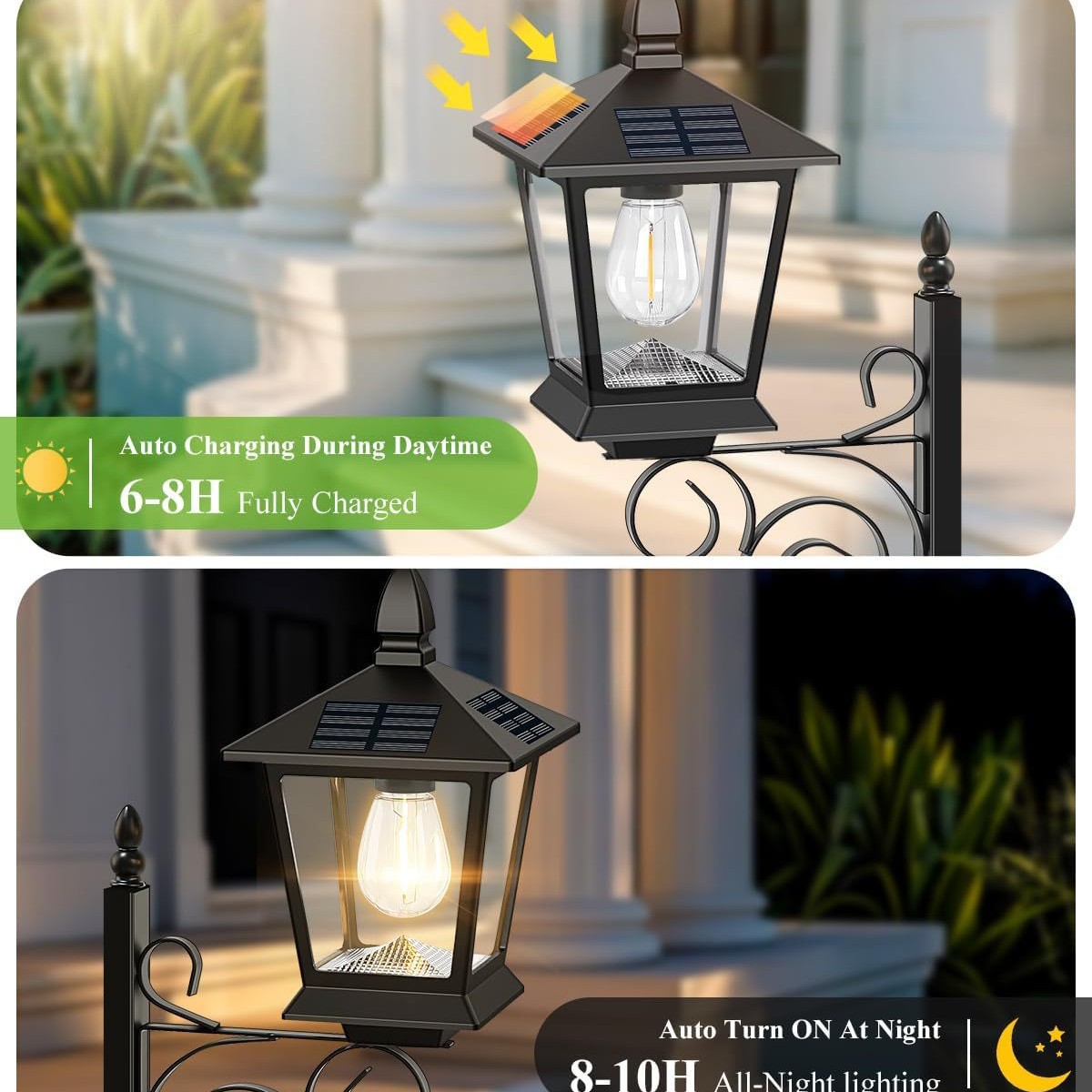 2 in 1 ソーラープランターランプ 防水 暖白色 屋外壁 - Wall Lighting Outdoor のレビューと価格
