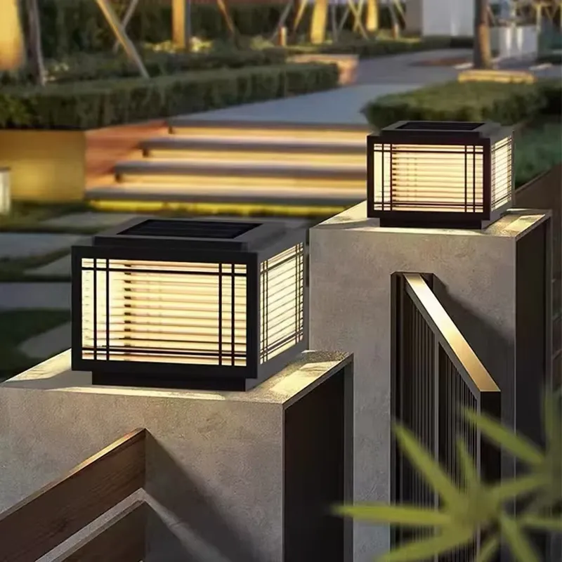 明るい白色のゲート用屋外照明、ソーラーゲートポスト柱用屋外照 - Wall Lighting Outdoor のレビューと価格