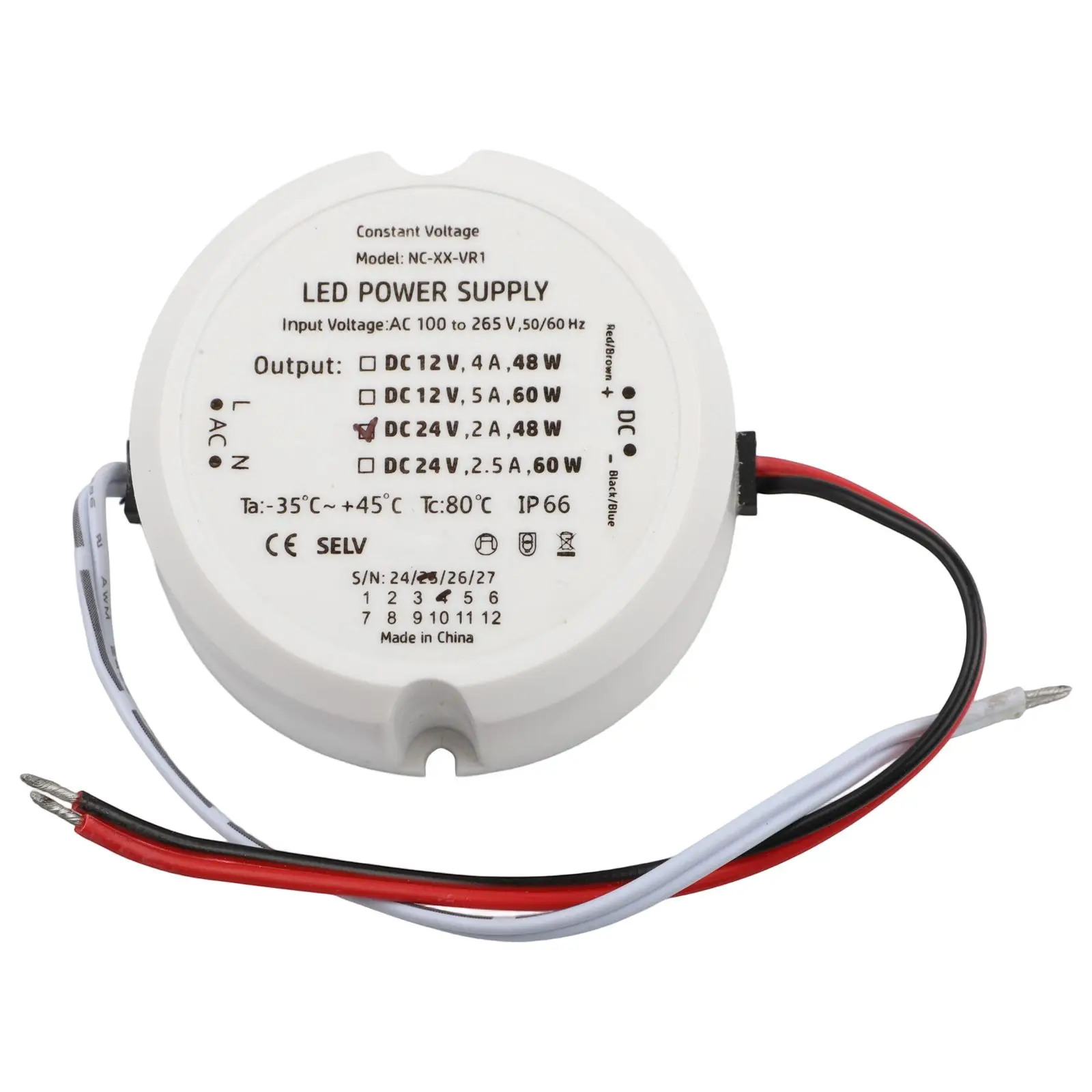 36W D55*23mm AC-DC変圧器 36W 48W  - Outdoor Lighting Options のレビューと価格