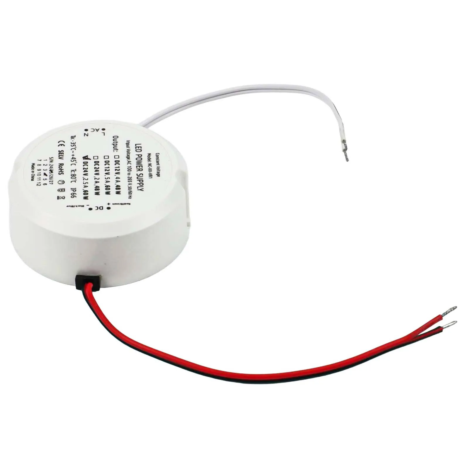 36W D55*23mm AC-DC変圧器 36W 48W  - Outdoor Lighting Options のレビューと価格