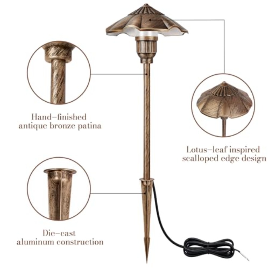 低電圧景観照明、5W 2900K通路照明、12-24V AC - Outdoor Lighting Low Voltage のレビューと価格