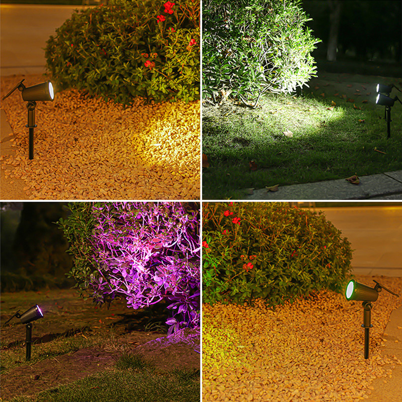 9 LEDソーラースポットライト屋外用、3つのライトオプショ - Outdoor Lighting Options のレビューと価格