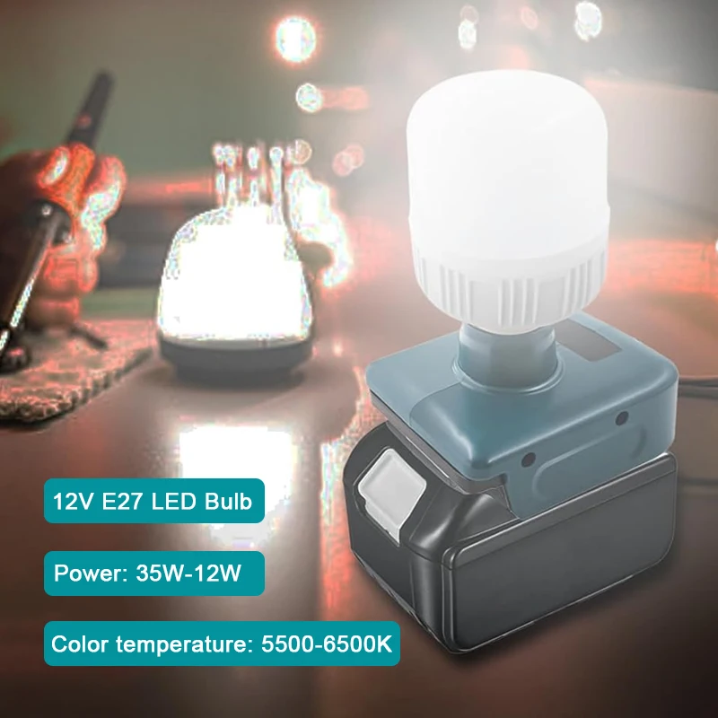 Makita用LEDワークライト電球、ポータブル低電圧ランプ - Outdoor Lighting Low Voltage のレビューと価格
