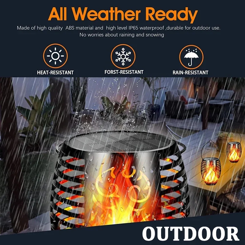 96 LED 屋外ソーラートーチライト防水ガーデンパティオち - Outdoor Lighting Low Voltage のレビューと価格