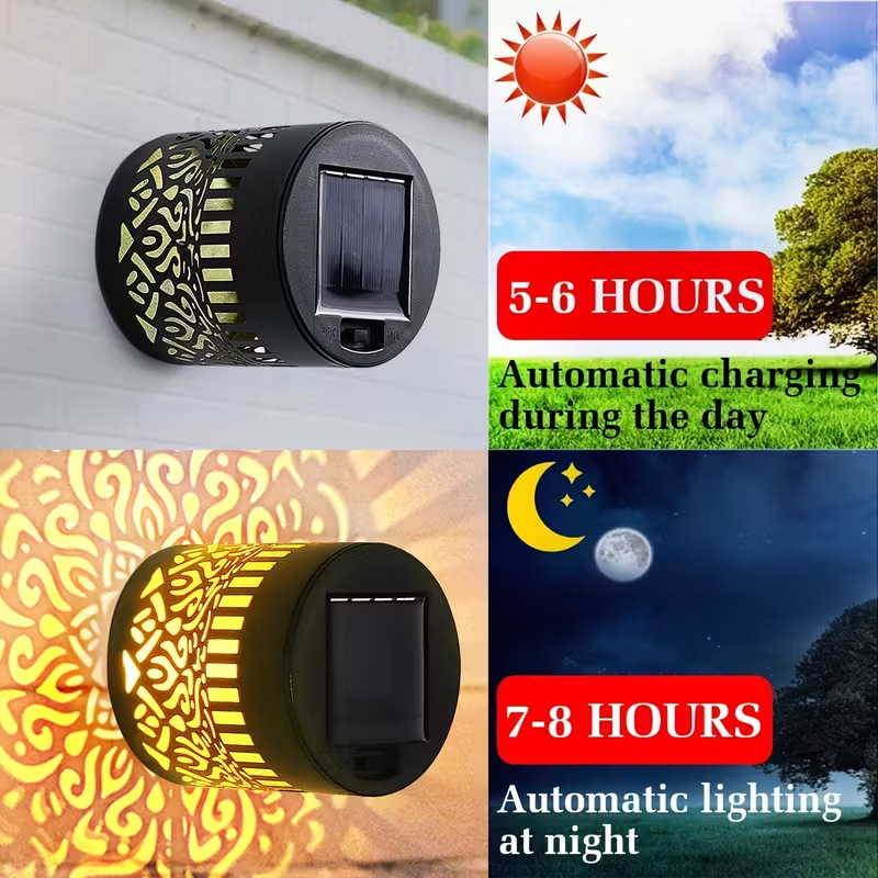ソーラーLEDウォールライトマンダラプロジェクションランタン - Outdoor Lighting Manufacturers のレビューと価格