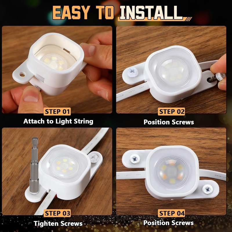 52/88/138個のLEDライトクリップ、ホルダー付き、G - Outdoor Lighting Govee のレビューと価格