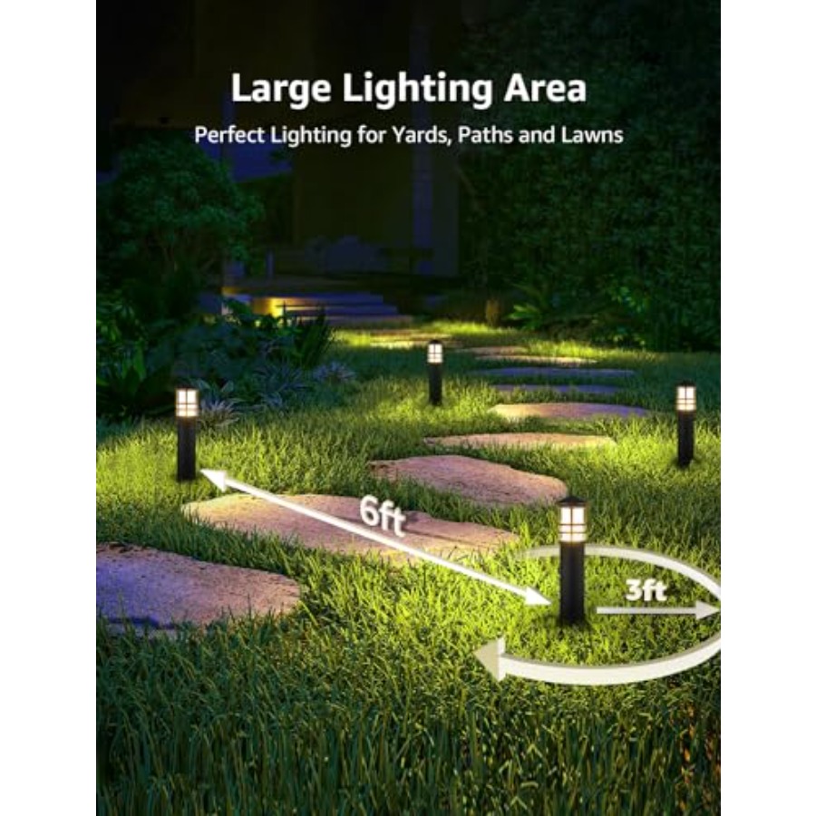 4個パック 低電圧パスウェイライト 3W 3000K 12- - Outdoor Lighting Low Voltage のレビューと価格