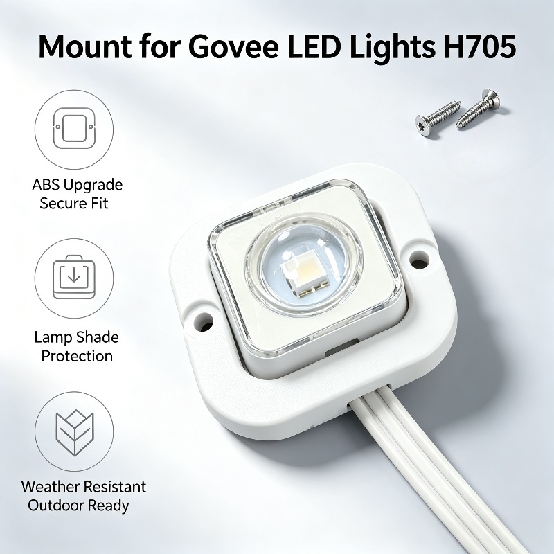 28/45/68個入り屋外用LEDライトクリップ（ネジ付き） - Outdoor Lighting Govee のレビューと価格